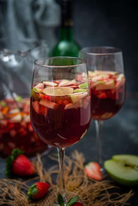 Red Wine Sangria Recipe Step By Step Video Whiskaffair