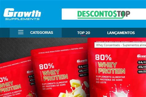 Cupom De Desconto Growth Supplements Julho 2024 10