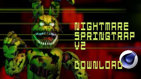 Nightmare Springtrap V2 Download By Gabocoart On Deviantart