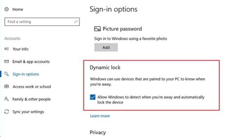 How To Automatically Lock Windows Pc Using Dynamic Lock Haky Trick