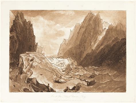 Mer De Glace Valley Of Chamonix Savoy By Joseph Mallord William