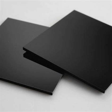 Acrylic Sheet Black Polytech Plastics