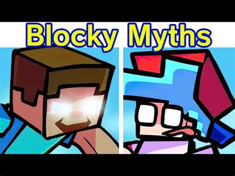 Friday Night Funkin Blocky Myths VS Herobrine FULL WEEK Notch FNF