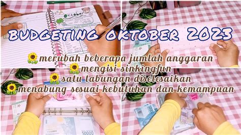 Budgeting Oktober Caraku Mengatur Keuangan Rumah Tanggaku Youtube