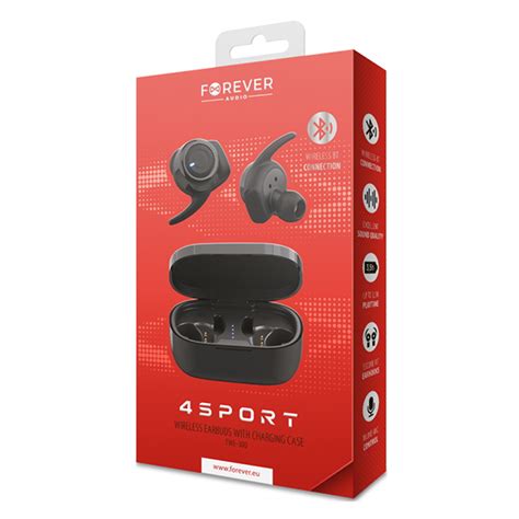 Forever Twe 300 Bluetooth Earbuds 4sport Black Bluetooth Headset TEL