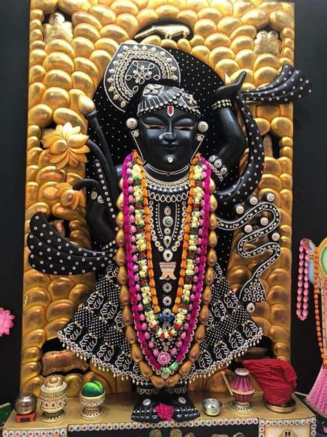 God images: Shreenathji darshan image | Mural art design, Lord krishna ...