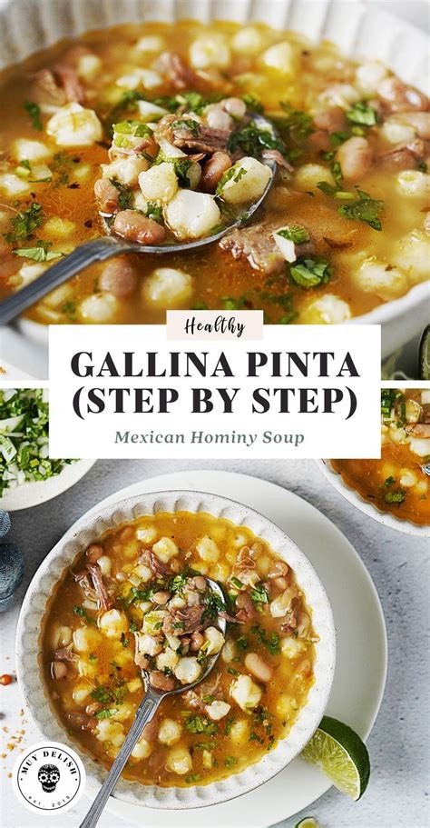 Gallina Pinta (Step by Step) in 2024 | Mexican soup recipes, Beef and ...