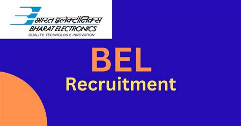 Bel Project Engineer Recruitment Notification Eligibility