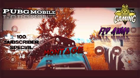 100 Subscriber Special Montage Pubg Mobile REALME 6 YouTube