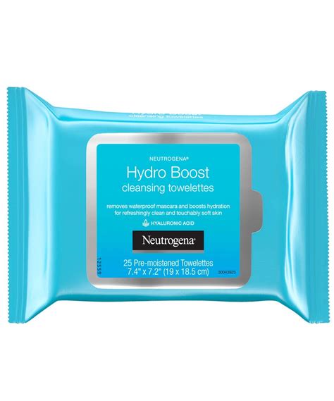 Neutrogena Hydro Boost Cleanser Facial Wipes 25 Count Pack Of 2 Uk Beauty