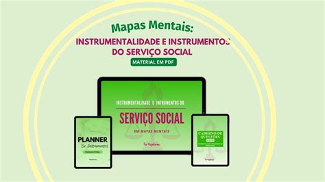 Mapas Mentais Instrumentalidade e instrumentos do Serviço Social YouTube