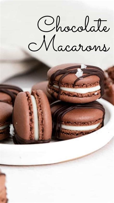 Delicious Chocolate Macarons