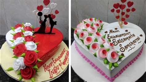 Two Heart Shape Cake Amazing Design Heart Shape Cake Love Cake Design