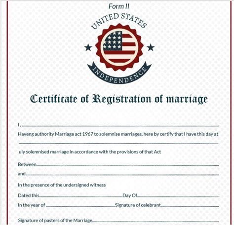 10 Free Marriage Certificate Templates Free Word Templates