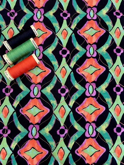 Quilted Chally Viscose The Fabric Boutique