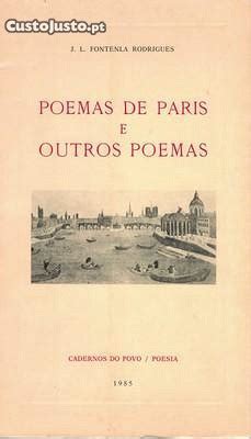 Poemas De Paris E Outros Poemas De Jos Lu S Fontenla Rodrigues