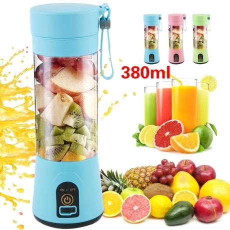 300 380ml Mini USB Portable Fruit Juicer Home Travel Electric Smoothie