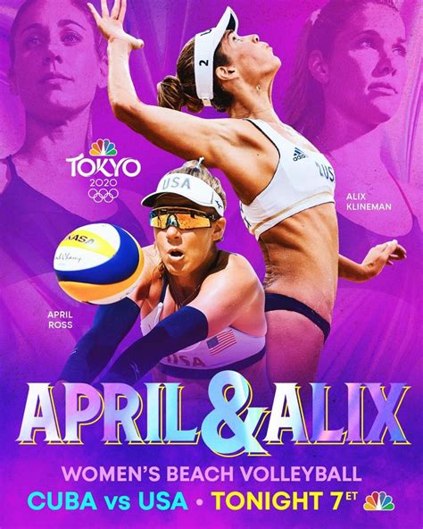 April Ross And Alix Klineman Team Usa Beach Volleyball 20202021 Tokyo Summer Olympics Tokyo