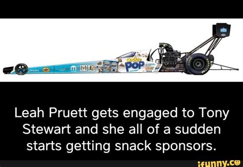 Leah Pruett Gets Engaged To Tony Stewart And She All Of A Sudden Starts