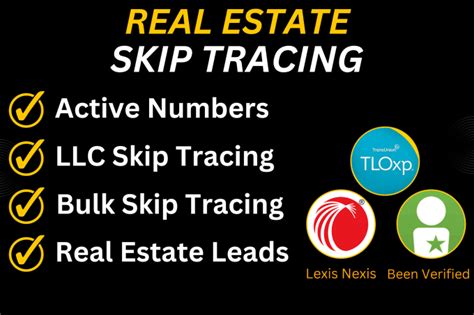 Do Skip Tracing For Real Estate Business By Ahmedkhan Fiverr