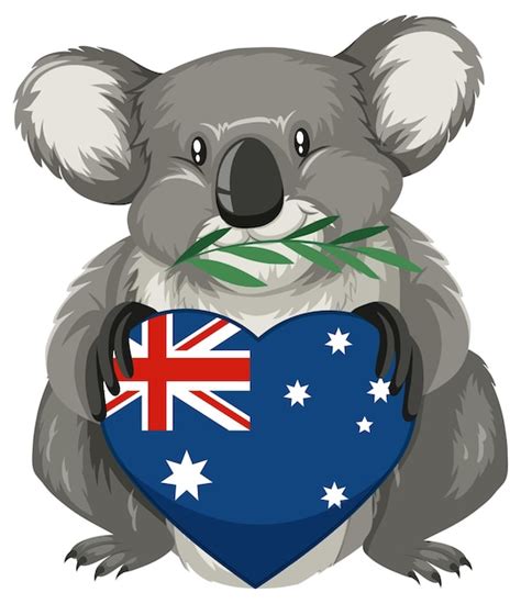 Free Vector Koala Australia Day Vector Concept