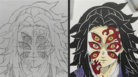 How To Draw Kokushibo Easy Demon Slayer Kimetsu No Yaiba 鬼滅の刃