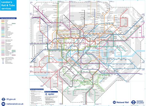 London subway map - Subway map London (England)