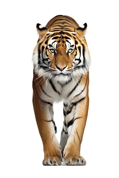 Premium Photo Siberian Tiger Isolated On White Background