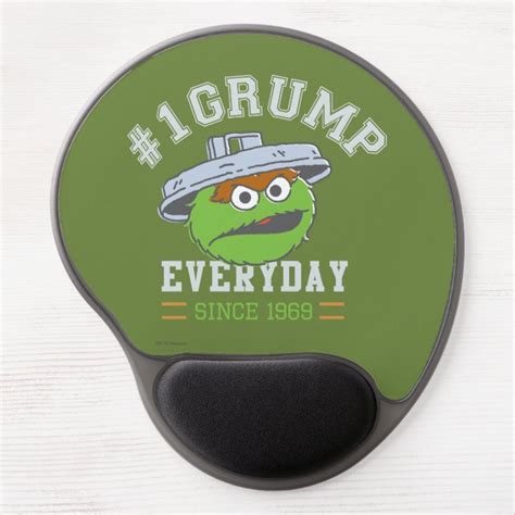 Oscar The Grouch Number Gel Mouse Pad Zazzle