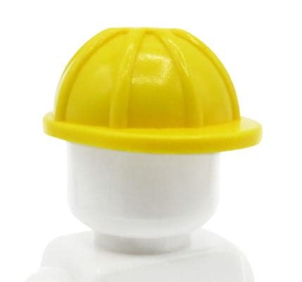 LEGO kask ochronny budowlany żółty Extra Extra Bricks