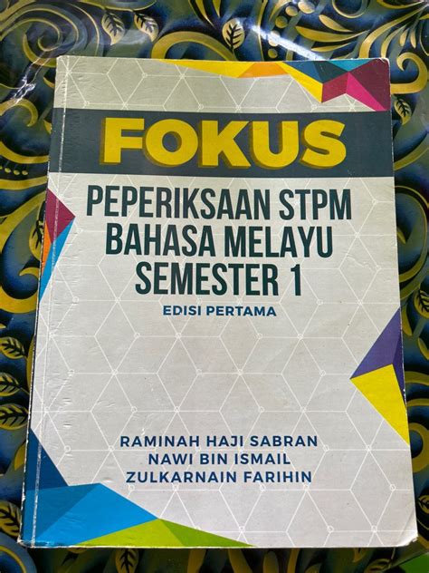 Buku BM STPM SEM 1 Hobbies Toys Books Magazines Assessment Books