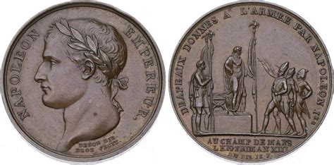 Frankreich Bronzemedaille AN XIII 1804 Medaillen Napoleons I Kl