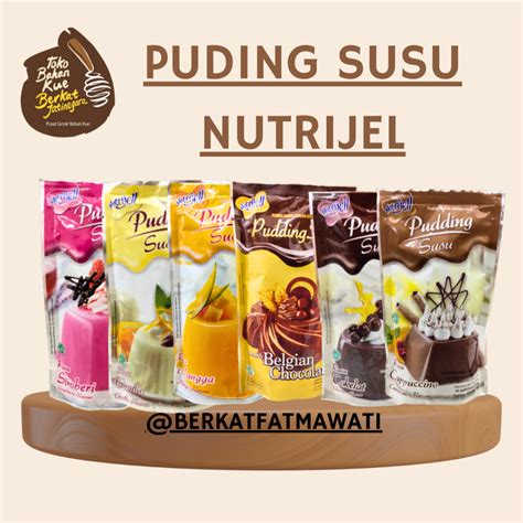 Jual Pudding Susu Coklat Strawberry Vanilla Cappucino Mangga Nutrijell