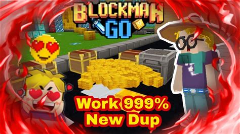 😍new Glitch Work 100 New Duplication Bmgo In Blockman Go Skyblock🔥