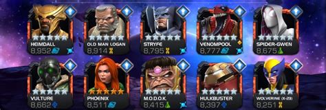 75 Years Of Mcoc Roster And Progression Update Frontline Mcoc