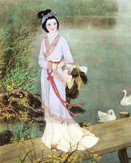 中国古代四大美女“沉鱼”西施 知乎