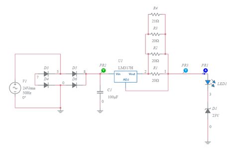 LM317 Led Driver Multisim Live