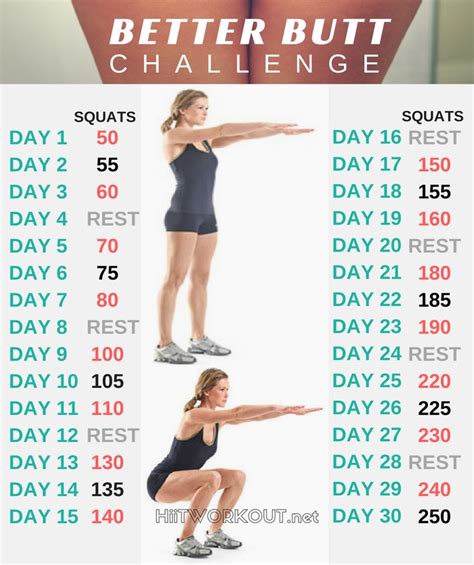 30 Day Squat Challenge That Will Totally Transform Your Butt Medium