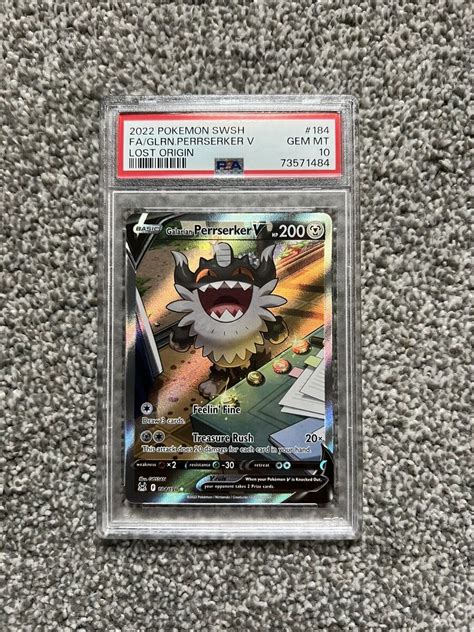 Pokemon Galarian Perrserker V Alt Art Blog Knak Jp