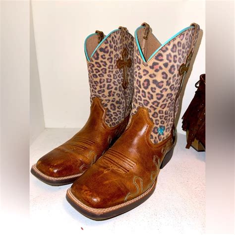 Ariat Shoes Ariat Girls Crossroads Cowgirl Boots Square Toe Poshmark