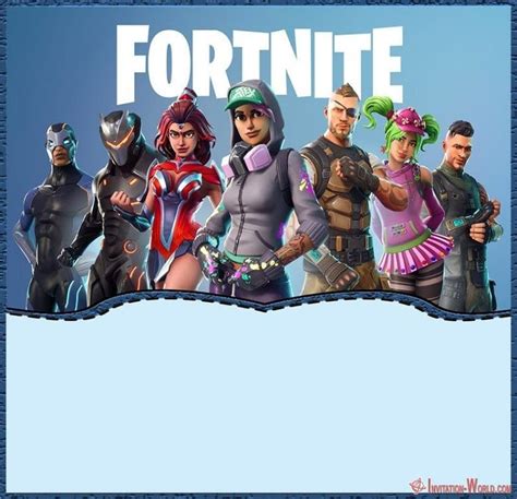 8 Fortnite Invitation Templates For Epic Party Invitation World