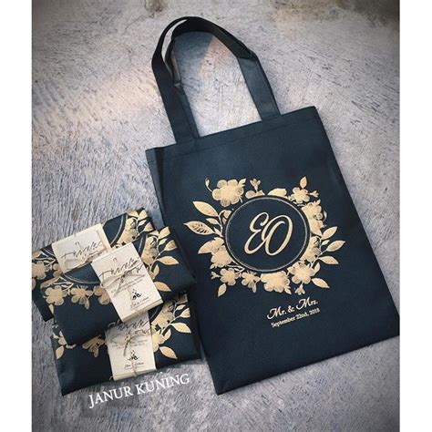 Jual Tote Bag Souvenir Souvenir Pernikahan Souvenir Nikah Wedding