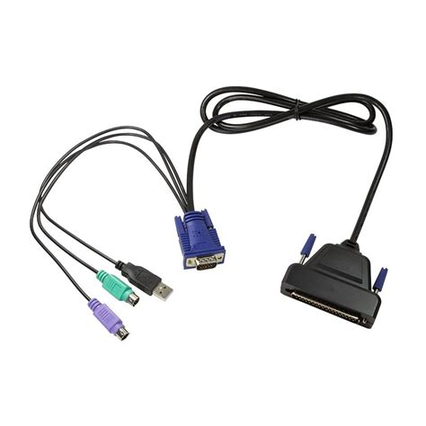 KVM Konsole Mit 19 Bildschirm VGA USB A PS 2 QWERTZ Lets Sell