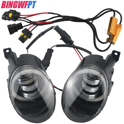 Angel Eye Fog Light Carro LED Lente Nevoeiro Daytime Running L Mpada