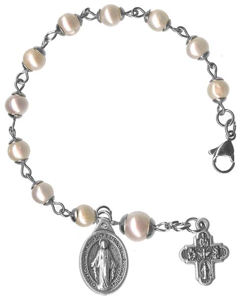 Choose Your Custom Genuine Gemstone Rosary Bracelet Of The Miraculous