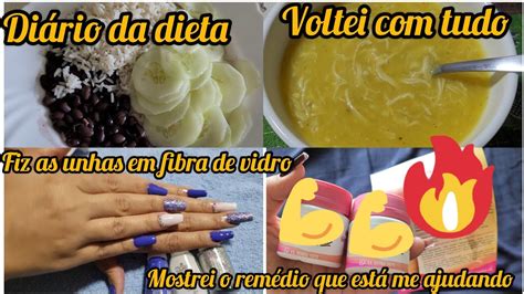 Diário da dieta Estava bem desanimada Mais voltei foco total YouTube