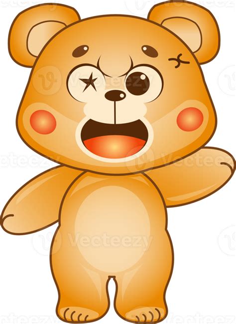 Cartoon characters teddy bear 44268009 PNG