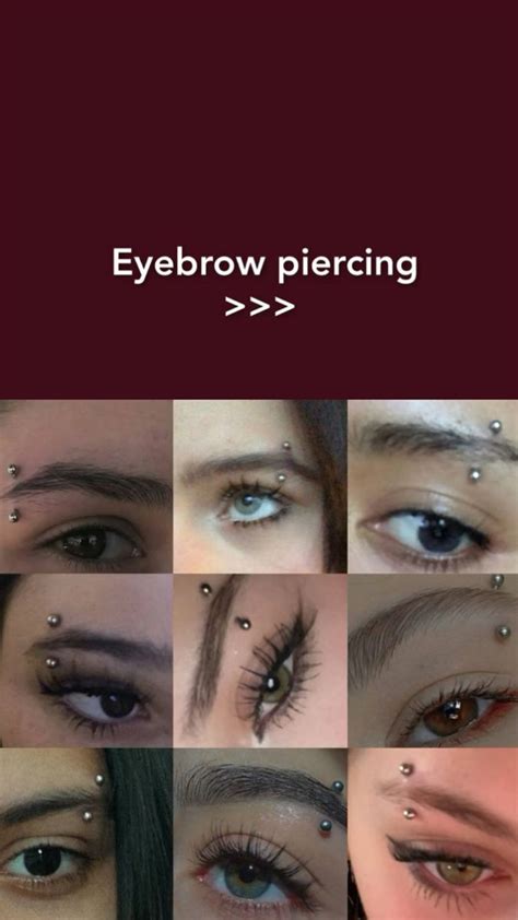 Eyebrow Piercing In 2024 Eyebrow Piercing Facial Piercings Face