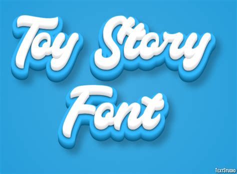 Toy Story Font Text Effect and Logo Design Font