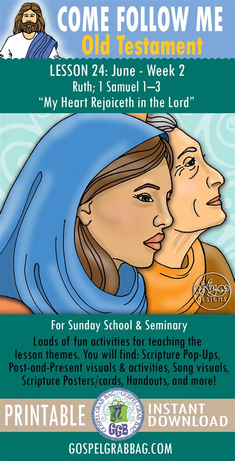 Sunday School And Seminary Interactive Activities June Week 2 Come